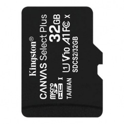 Карта памяти Kingston 32GB microSDHC C10 UHS-I R100MB/s (SDCS2/32GBSP)