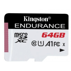 Карта памяти Kingston 64GB microSDXC C10 UHS-I R90/W45MB/s High Endurance (SDCE/64GB)