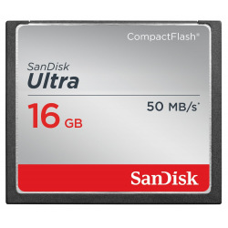 Карта пам’ятi SanDisk 16GB CF Ultra R50MB/s (SDCFHS-016G-G46)