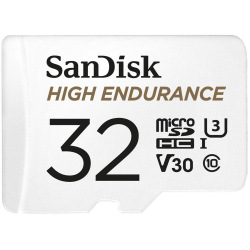 Карта памяти SanDisk 32GB microSDHC C10 UHS-I U3 V30 R100/W40MB/s High Endurance (SDSQQNR-032G-GN6IA)