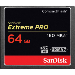 Карта пам’ятi SanDisk 64GB CF Extreme Pro R160/W150MB/s (SDCFXPS-064G-X46)