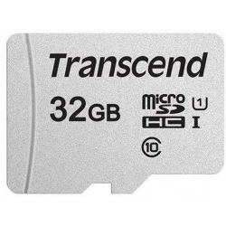 Карта памяти Transcend 32GB microSDHC C10 UHS-I R95/W20MB/s + SD адаптер (TS32GUSD300S-A)