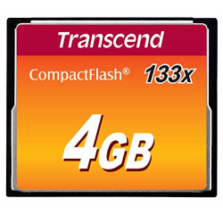 Карта памяти Transcend  4GB CF 133X (TS4GCF133)