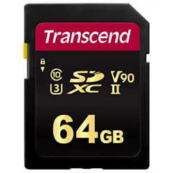 Карта пам’ятi Transcend 64GB SDXC C10 UHS-II U3 R285/W180MB/s 4K (TS64GSDC700S)