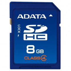 Карта памяти ADATA 8GB SDHC C4 (ASDH8GCL4-R) (ASDH8GCL4-R)