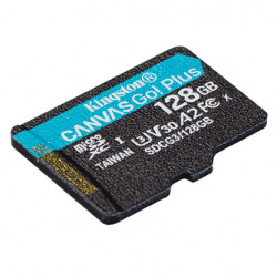 Карта памяти Kingston 128GB microSDXC C10 UHS-I U3 A2 R170/W90MB/s (SDCG3/128GBSP)