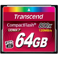 Карта пам’ятi Transcend 64GB CF 800X (TS64GCF800)
