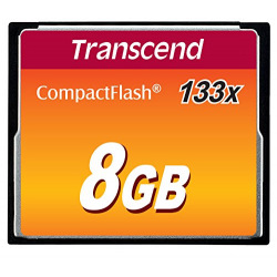 Карта памяти Transcend  8GB CF 133X (TS8GCF133)