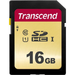 Карта памяти Transcend 16GB SDHC C10 UHS-I  R95/W60MB/s (TS16GSDC500S)