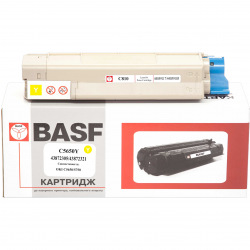 Картридж BASF заміна OKI 43872305/43872321 Yellow (BASF-KT-C5650Y)
