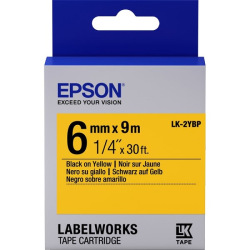 Картридж Epson LK-2YBP Pastel Black/Yellow 6mm x 9m (C53S652002)