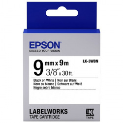 Картридж Epson LK-3WBN Standart Black/White 9mm x 9m (C53S653003)