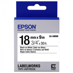 Картридж Epson LK-5WBN Standart Black/White 18mm x 9m (C53S655006)