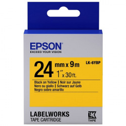 Картридж Epson LK-6YBP Pastel Black/Yellow 24mm x 9m (C53S656005)