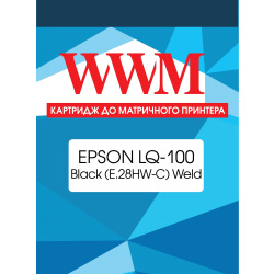 Картридж для Epson LQ-100 WWM  Black E.28HW-C