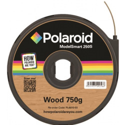 Картридж з ниткою 1.75мм / 0.75кг WOOD Polaroid ModelSmart 250s, колір дерево (3D-FL-PL-6010-00)