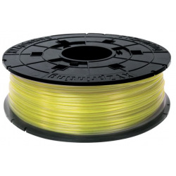 Катушка з ниткою 1.75мм/0.6кг PLA XYZprinting Filament для da Vinci, прозоро-жовтий (RFPLBXEU03B)