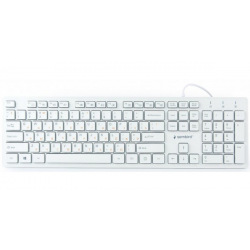Клавиатура Gembird KB-MCH-03-W-UA White USB UKR (KB-MCH-03-W-UA)