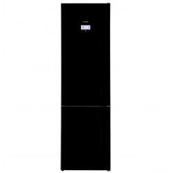 Холодильник Bosch KGN39LB316 з нижньою морозильною камерою - 203x60x66/366 л/No-Frost/А++/черне скло (KGN39LB316)