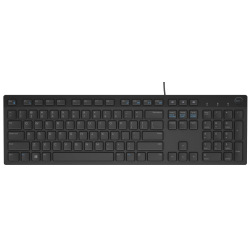 Клавиатура Dell Multimedia Keyboard-KB216 Russian (QWERTY) - Black (580-ADGR)