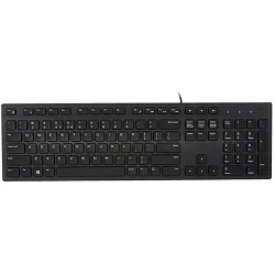 Клавiатура Dell Multimedia Keyboard-KB216 Ukrainian (QWERTY) - Black (580-AHHE)