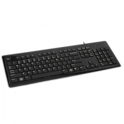 Клавиатура Gembird KB-6250LU-W-UA, цветная подсветка клавиш, USB, Black ( KB-6250LU-W-UA) Rus. Ukr.