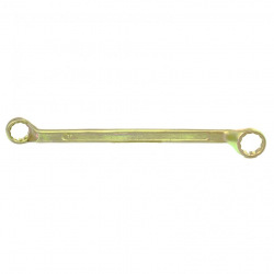 Ключ накидний, 19х22 мм, жовтий цинк,  СИБРТЕХ (MIRI14628)