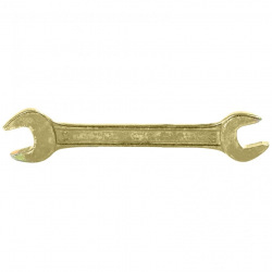 Ключ ріжковий 12х13 мм, жовтий цинк,  СИБРТЕХ (MIRI14305)