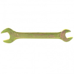 Ключ ріжковий 13х17 мм, жовтий цинк,  СИБРТЕХ (MIRI14307)