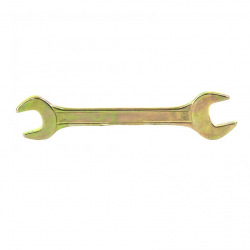 Ключ ріжковий 17 х 19 мм, жовтий цинк,  СИБРТЕХ (MIRI14310)
