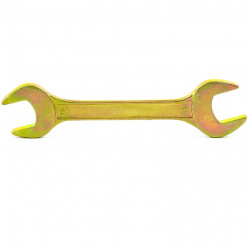 Ключ ріжковий 30 х 32 мм, жовтий цинк,  СИБРТЕХ (MIRI14315)