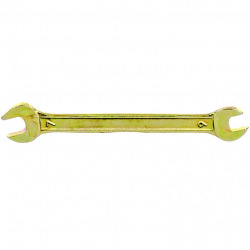 Ключ ріжковий 6 х 7 мм, жовтий цинк,  СИБРТЕХ (MIRI14301)