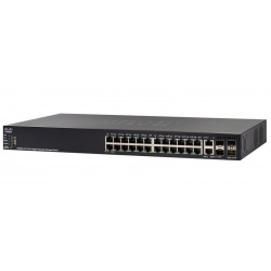 Комутатор Cisco SF550X-24MP 24-Port 10/100 PoE Stackable Managed Switch (SF550X-24MP-K9-EU)