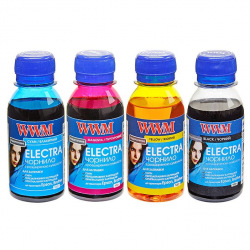 Комплект чорнила WWM ELECTRA B/C/M/Y для Epson 4х100г (ELECTR.SET42) водорозчинне