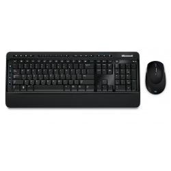 Комплект клавиатура и мышка Microsoft Wireless Desktop 3050 Black Ru (PP3-00018)
