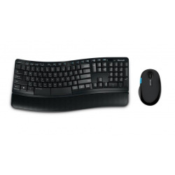 Комплект клавиатура и мышка Microsoft Comfort Desktop Black Ru (L3V-00017)