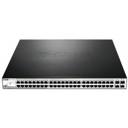 Коммутатор D-Link DGS-1210-52MP 48x1GE PoE, 4xSFP Smart (DGS-1210-52MP)