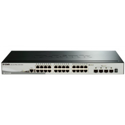 Коммутатор D-Link DGS-1510-28X 24x1GE, 4xSFP+, стекируемый, SmartPro (DGS-1510-28X)