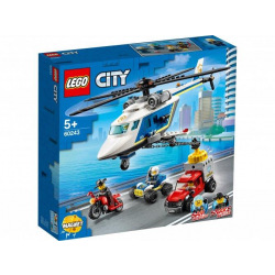 Конструктор LEGO City Погоня на полицейском геликоптере (60243)
