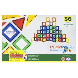Конструктор Playmags магнітний набір 36 ел. PM168 (PM168)