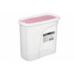 Контейнер Ardesto для сипучих Fresh 1.8 л,рожевий, пластик (AR1218PP)