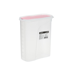 Контейнер Ardesto для сипучих Fresh 2.5 л, рожевий, пластик (AR1225PP)