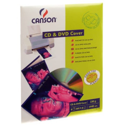 Конверт Canson для CD/ DVD 230Г/м кв, A4, 6л (872853)