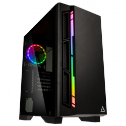 Корпус Antec NX400 Gaming, MidT, 1*USB2.0, 2*USB3.0, 1*120мм, ARGB, стекло (бок.панель), без БП, черный (0-761345-81040-1)