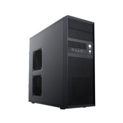 Корпус CHIEFTEC Mesh CQ-01B-U3,з блоком живлення CHIEFTEC iArena GPA-500S8 500Вт,2xUSB3.0,чорний (CQ-01B-U3-500S8)