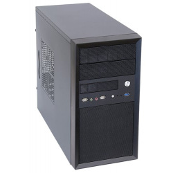 Корпус CHIEFTEC Mesh CT-01B,с БП CHIEFTEC iArena GPA-500S8 500Вт,1xUSB3.0,mATX,черный (CT-01B-500S8)