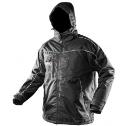 Куртка рабочая Neo Oxford, размер L/52, водостойкая, светоотражающ.элементы, утепленная, капюшон (81-570-L)