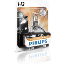 Лампа галогенная Philips H3 Vision, 3200K, 1шт/блистер (12336PRB1)