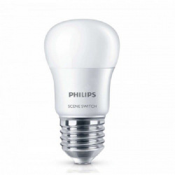 Лампа светодиодная Philips Scene Switch 2Step E27 6.5-60W 3000K 230V P45 (929001209307)