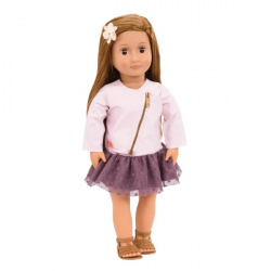 Кукла Our Generation Виена в розовый кожанной куртке 46 см  (BD31101Z)